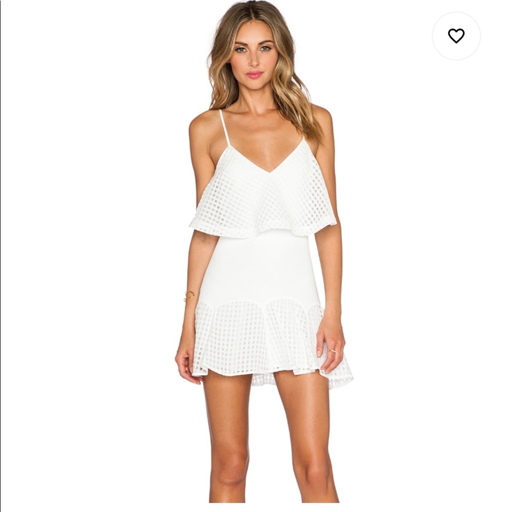 NBD vicious circle white dress size small